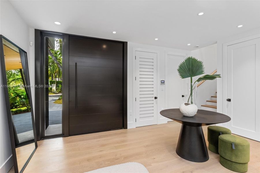 Furnished interior view inside a new home in , Miami (Image 76).