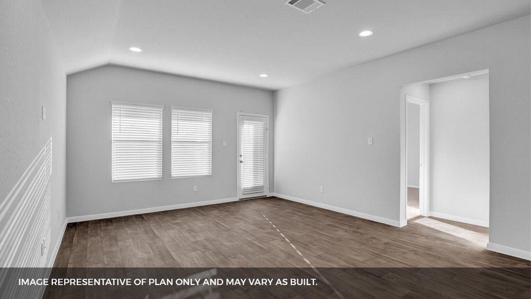 Spacious, unfurnished interior of a new home in Southgrove, Kyle (Image 15).