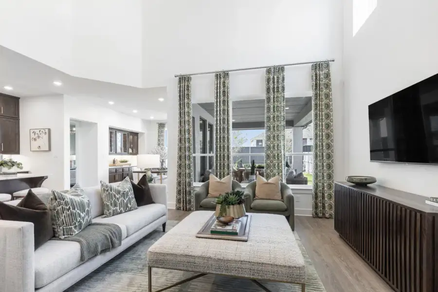Representative Family Room - some options shown