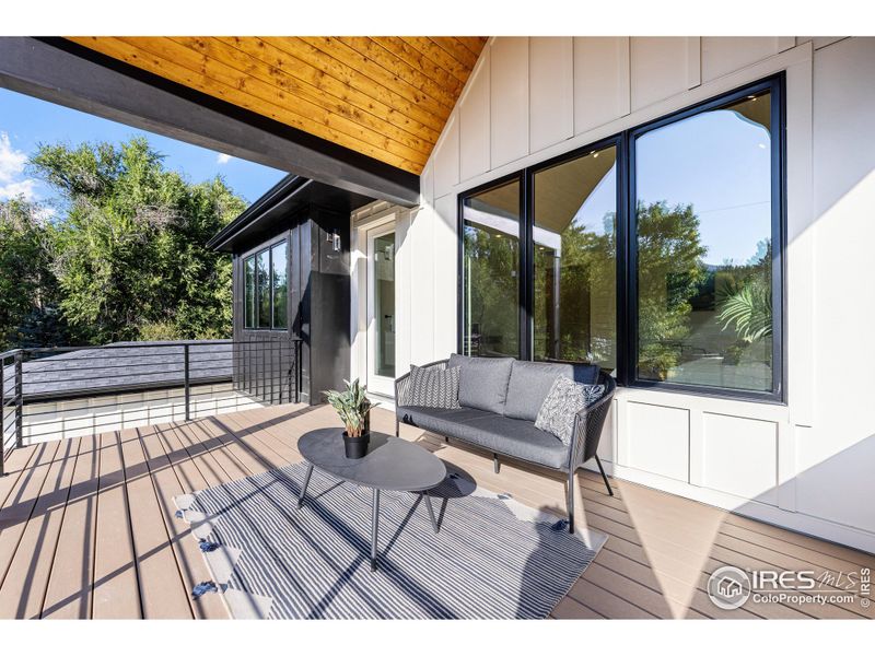 Exterior details and patio area of a home in , Boulder (Image 19). Exterior details and patio area of a home in , Boulder (Image 19).