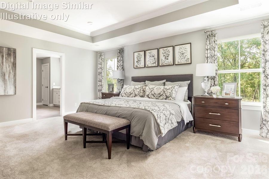 Furnished interior view inside a new home in Kelton, Charlotte (Image 13).