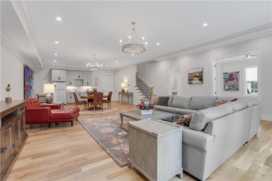 Furnished interior view inside a new home in , Dahlonega (Image 42).