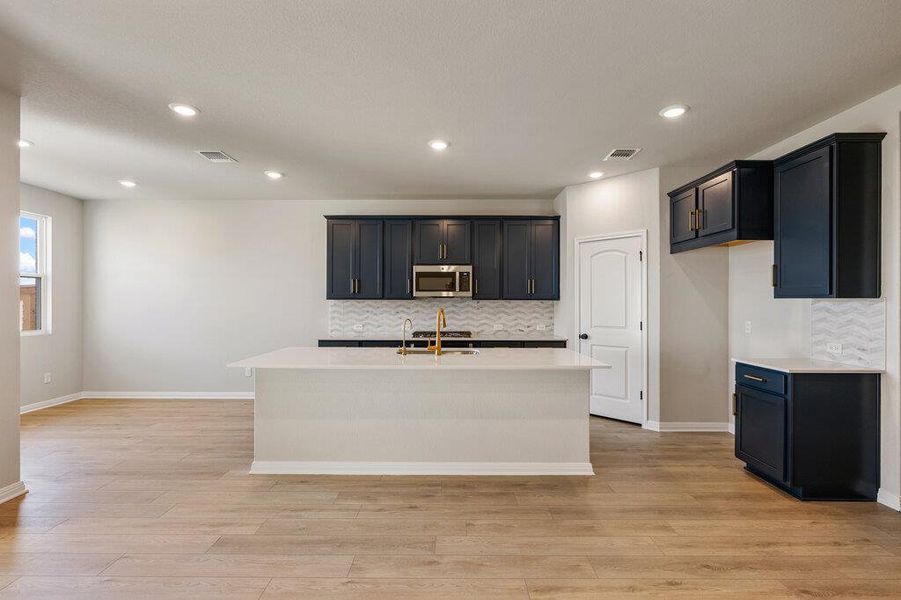 Furnished interior view inside a new home in Berry Creek Highlands, Georgetown (Image 5). Furnished interior view inside a new home in Berry Creek Highlands, Georgetown (Image 5).