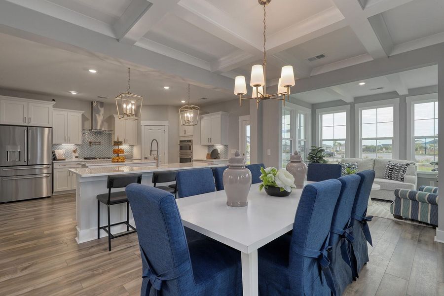Furnished interior view inside a new home in , Summerville (Image 12).