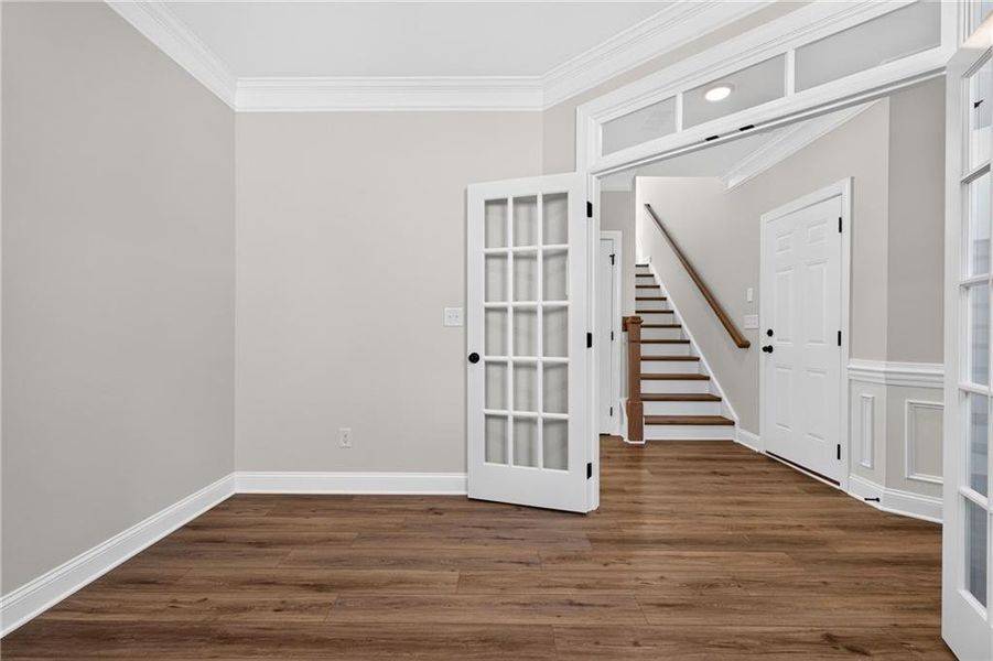 Spacious, unfurnished interior of a new home in Villas at Dawsonville, Dawsonville (Image 41). Spacious, unfurnished interior of a new home in Villas at Dawsonville, Dawsonville (Image 41).