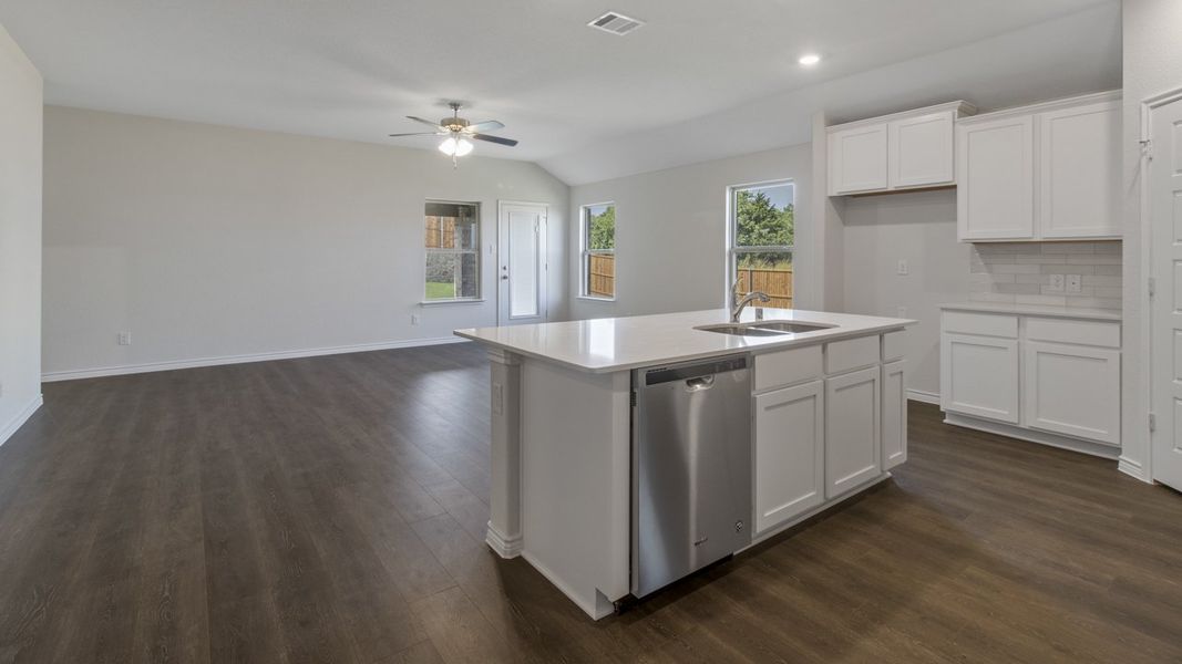 Furnished interior view inside a new home in Trailstone, Caddo Mills (Image 11).
