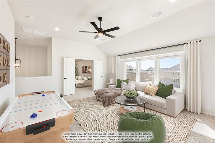 Furnished interior view inside a new home in Somerset, Venus (Image 10).