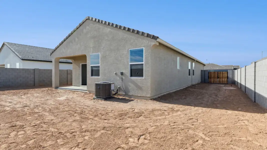 Exterior details and patio area of a home in Heartland Ranch, Coolidge (Image 17). Exterior details and patio area of a home in Heartland Ranch, Coolidge (Image 17).