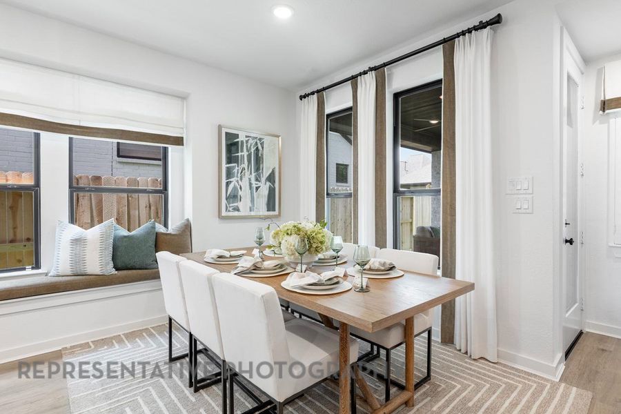 Furnished interior view inside a new home in Santa Rita Ranch: 40-45ft. lots, Liberty Hill (Image 33).