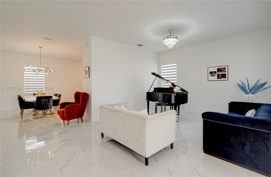 Furnished interior view inside a new home in Crescent Ridge, Davie (Image 32).