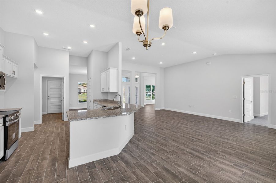Furnished interior view inside a new home in Hill Country Estates, Dade City (Image 5).