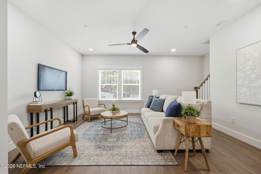 Furnished interior view inside a new home in , Jacksonville Beach (Image 17).