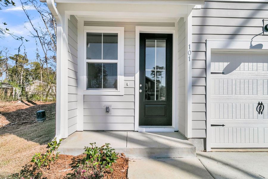 Exterior details and patio area of a home in , Summerville (Image 3). Exterior details and patio area of a home in , Summerville (Image 3).