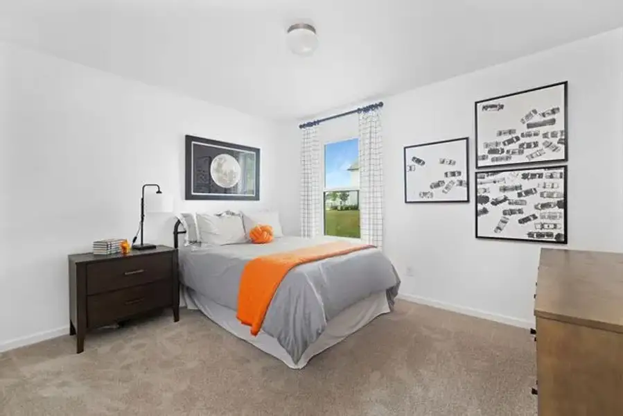 Representative furnished interior of a home built from the Whitney by True Homes in The Retreat at Reedy Fork Ranch, Greensboro (Image 17).