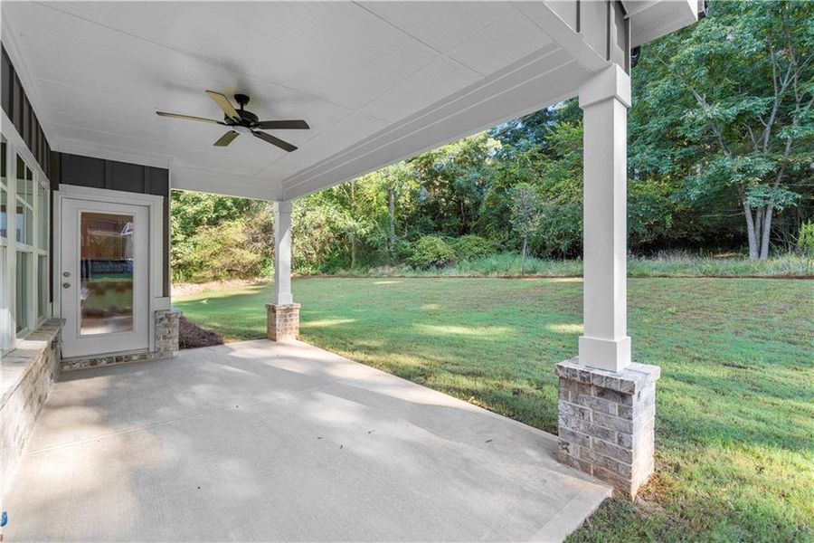 Exterior details and patio area of a home in , Covington (Image 3).
