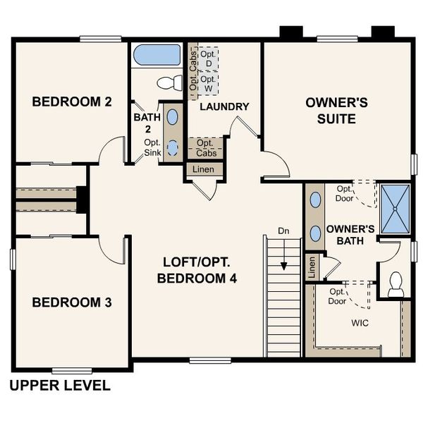 2D floor plan layout for the Marion by Century Communities in Coyote Creek, Fort Lupton, CO (Image 3).