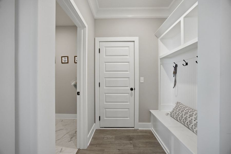 Rear Entry/Mudroom - Photo of Model Home