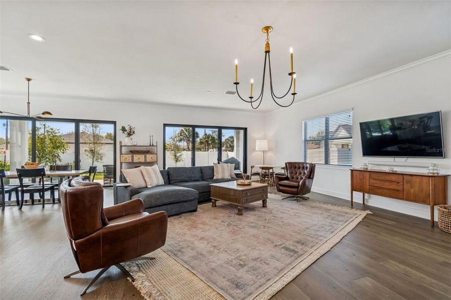 Furnished interior view inside a new home in , Tampa (Image 38).