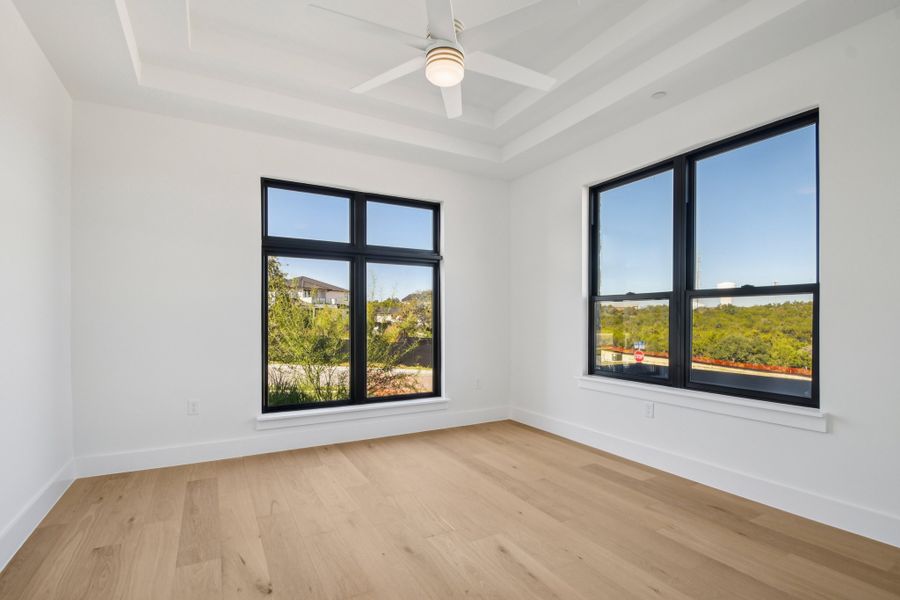 Spacious, unfurnished interior of a new home in Milky Way at River Place, Austin (Image 38).