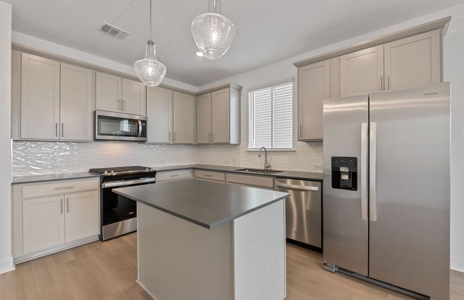 Furnished interior view inside a new home in Patterson Ranch, Georgetown (Image 11).