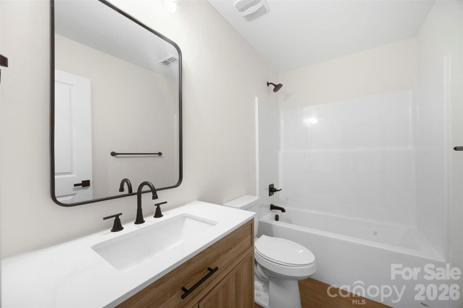 Furnished interior view inside a new home in , Albemarle (Image 8).