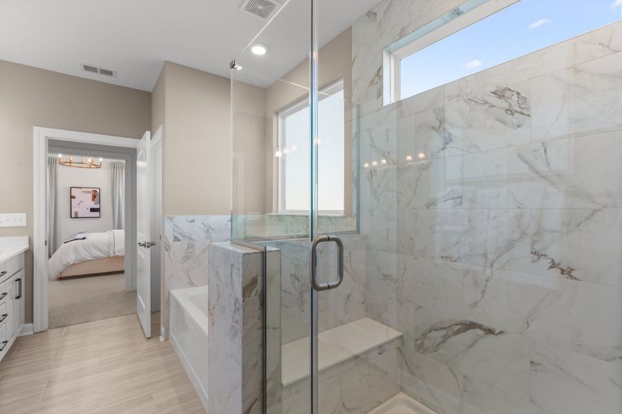 Representative furnished interior of a home built from the The Shorebreak by Chesapeake Homes in Coastal Club of the Carolinas, Calabash (Image 43).