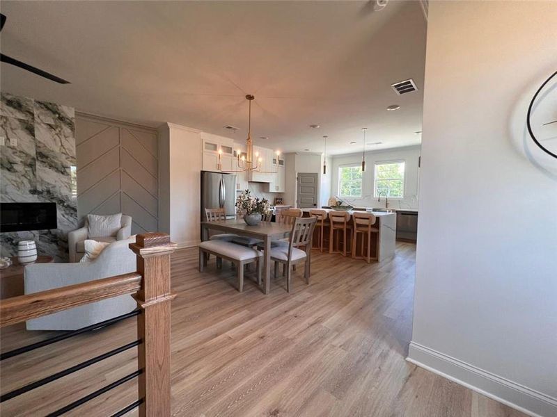 Furnished interior view inside a new home in , Cumming (Image 12).