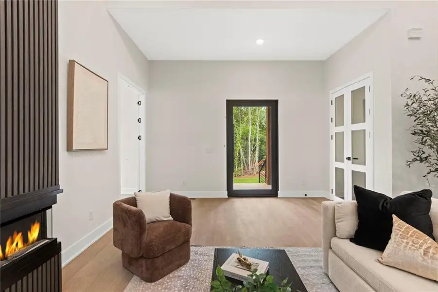 Furnished interior view inside a new home in , Fairburn (Image 9).