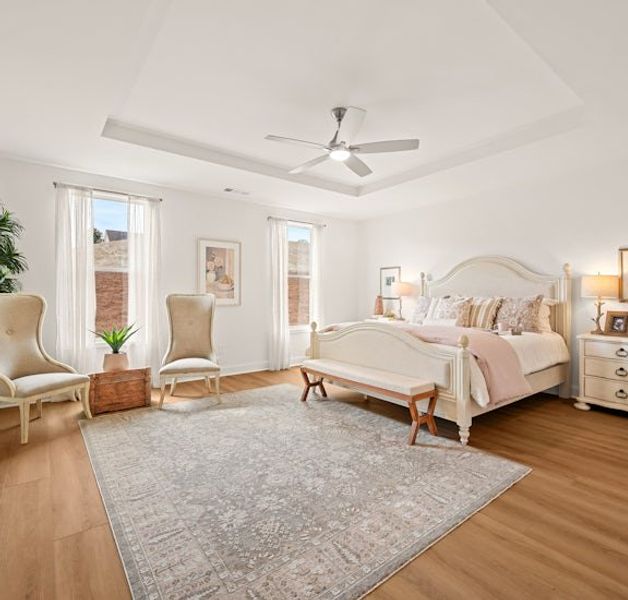 Representative furnished interior of a home built from the The Cedarwood by Windsong Properties in Echols Farm, Hiram (Image 6).