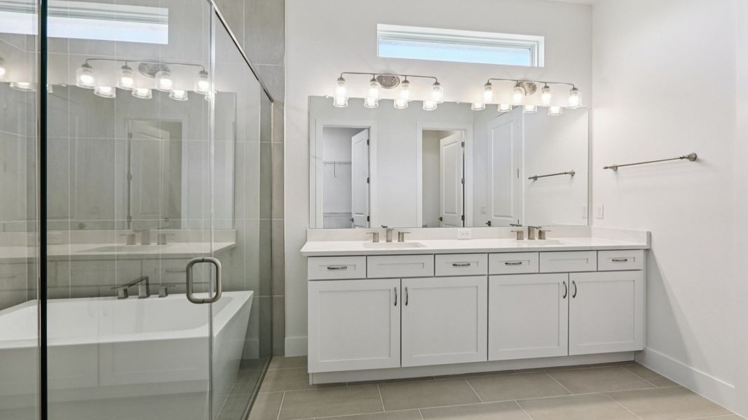 The Primary Bathroom The Primary Bathroom