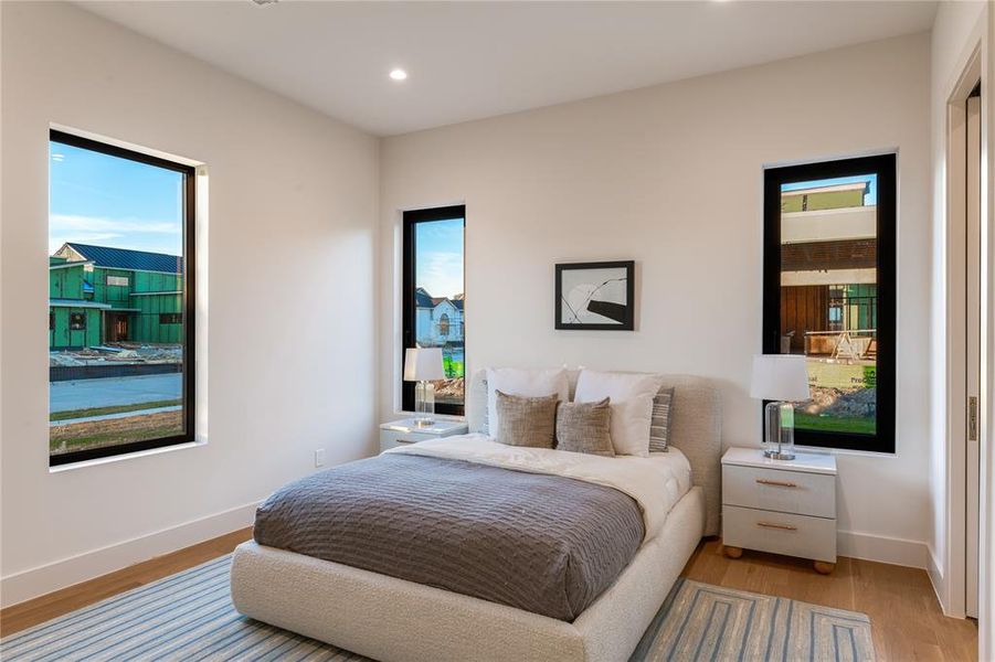 Furnished interior view inside a new home in , Heath (Image 10).