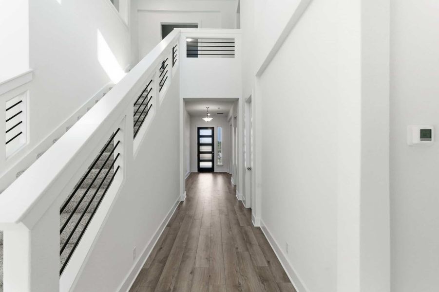 Spacious, unfurnished interior of a new home in Buffalo Crossing, Cibolo (Image 29). Spacious, unfurnished interior of a new home in Buffalo Crossing, Cibolo (Image 29).