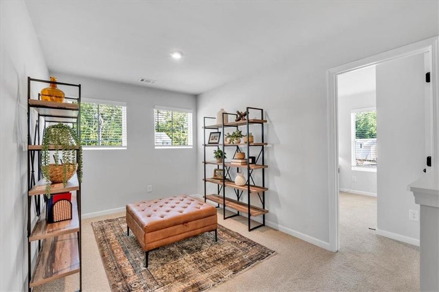 Furnished interior in a model home at Sweetlake Grove in Mableton (Image 7). Furnished interior in a model home at Sweetlake Grove in Mableton (Image 7).