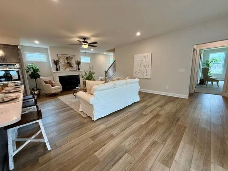 Furnished interior view inside a new home in , Hiram (Image 15).