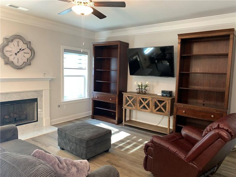 Furnished interior view inside a new home in Holiday Pines, Buford (Image 8).