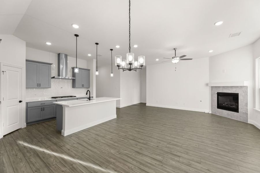 Representative furnished interior of a home built from the San Jacinto by UnionMain Homes in Elevon, Lavon (Image 8). Representative furnished interior of a home built from the San Jacinto by UnionMain Homes in Elevon, Lavon (Image 8).