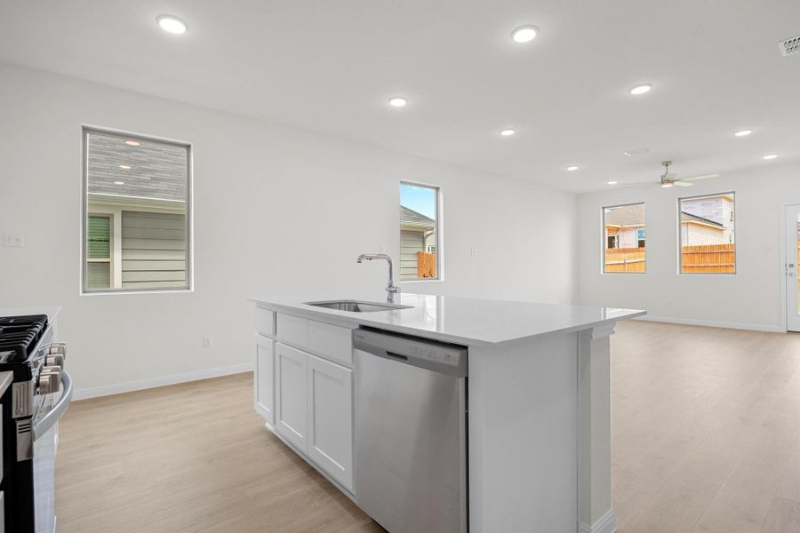 Furnished interior view inside a new home in Trinity Ranch, Elgin (Image 11). Furnished interior view inside a new home in Trinity Ranch, Elgin (Image 11).