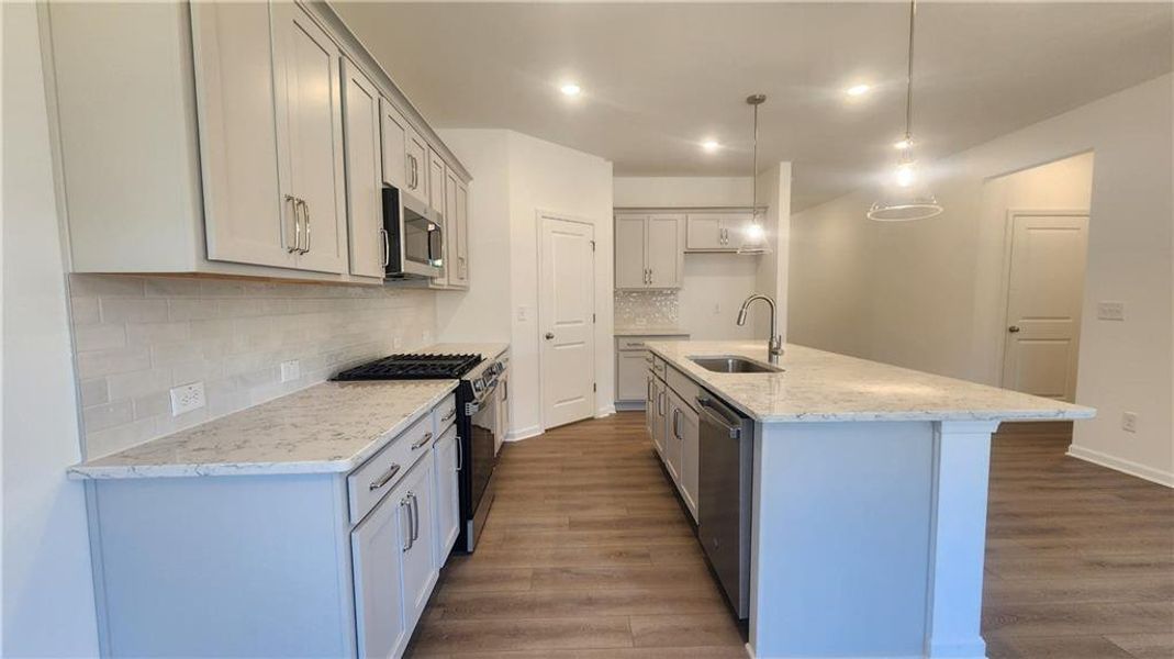 Furnished interior view inside a new home in The Estates at Casteel, Bethlehem (Image 5).