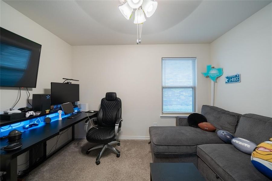 Furnished interior view inside a new home in Lakewood Trails, Forney (Image 18).