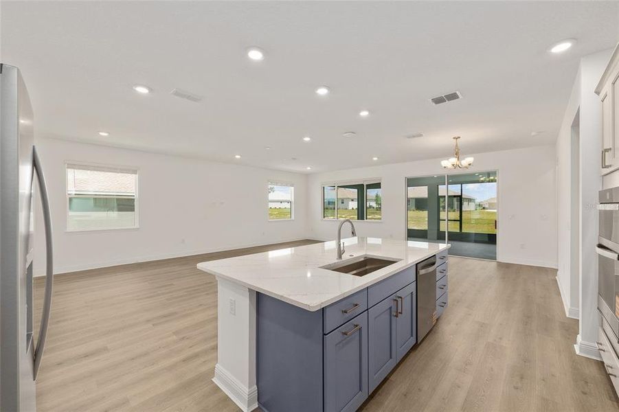 Furnished interior view inside a new home in , Ocala (Image 9).