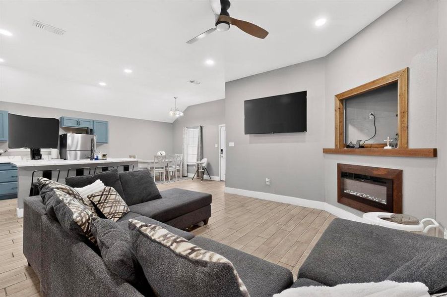 Furnished interior view inside a new home in , Ennis (Image 4).