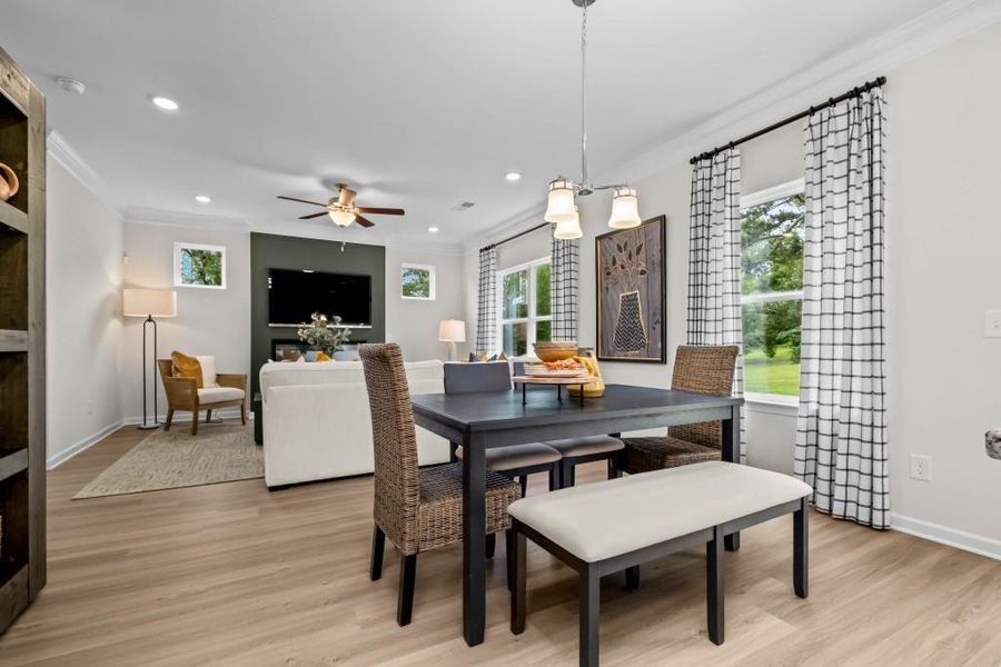 Furnished interior view inside a new home in Hawks View, Ringgold (Image 16).