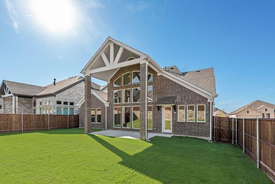 Exterior details and patio area of a home in Monterra, Rockwall (Image 17). Exterior details and patio area of a home in Monterra, Rockwall (Image 17).