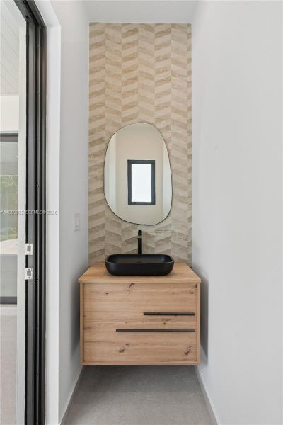 Furnished interior view inside a new home in , South Miami (Image 26).