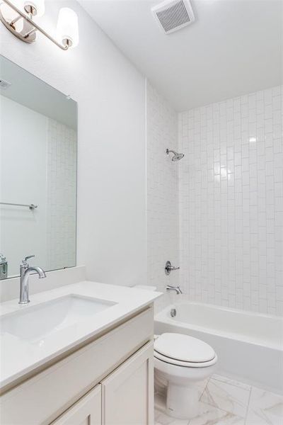 Furnished interior view inside a new home in Courts of Bonnie Brae, Denton (Image 7).