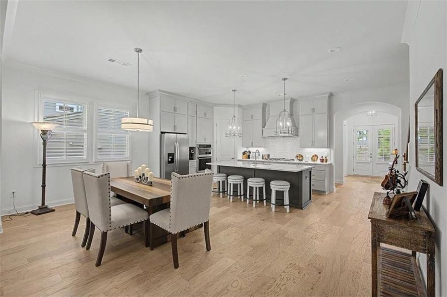 Furnished interior view inside a new home in Lakeside at River Green, Canton (Image 7).
