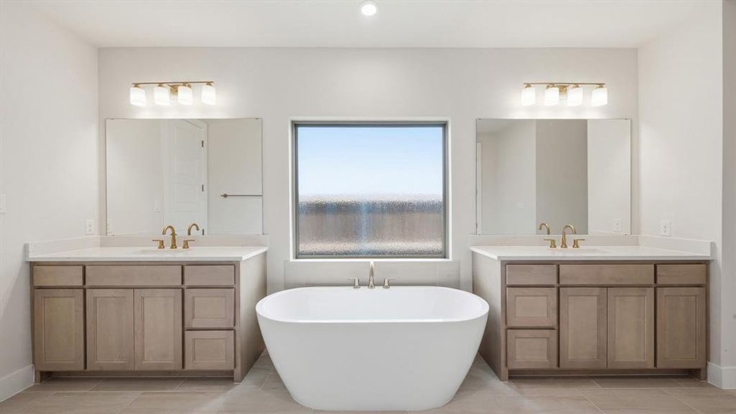 Furnished interior view inside a new home in The Parks at Wilson Creek, Celina (Image 14).