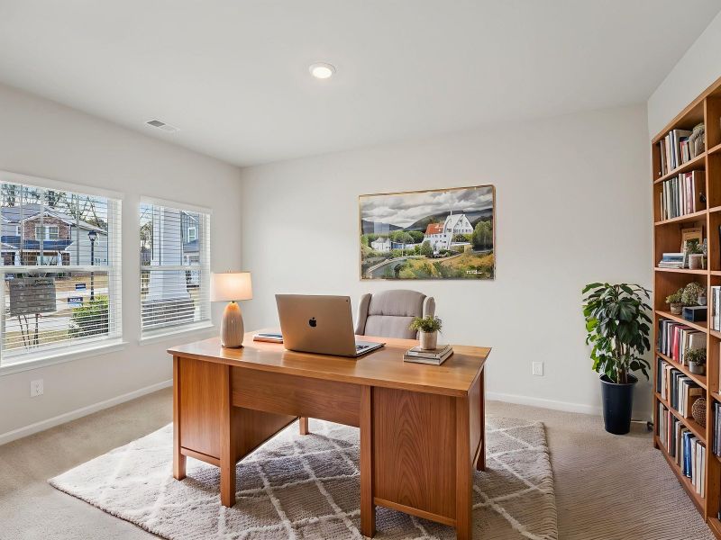 Furnished interior view inside a new home in Westmont Preserve, Powder Springs (Image 7).