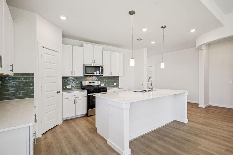 Photo is not of the actual home, but is an inspirational photo of builder’s model home and may depict options, furnishings, and/or decorator features that are not included