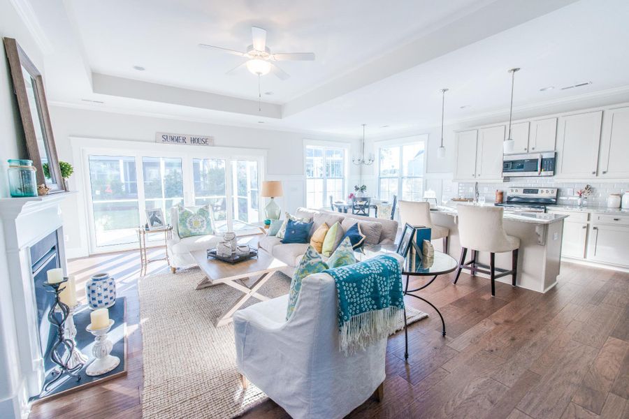 Representative furnished interior of a home built from the Kauai by Bill Clark Homes in Osprey Landing, Southport (Image 5). Representative furnished interior of a home built from the Kauai by Bill Clark Homes in Osprey Landing, Southport (Image 5).
